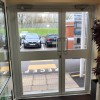 Reception Entrance Door - Powder Coated Fully Glazed - Internal View