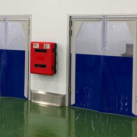 Flexible Double Swing Crash Door