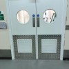 Double Hinged Steel Door with Louvres - Fire Rated