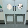 Double Hinged Steel Door with Louvres - Fire Rated