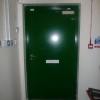 Green Steel Door
