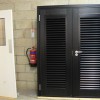 Louvred Door Black